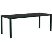 Vermobil Großer Esstisch Quatris 200x80x75 cm schwarz