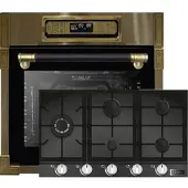 Kaiser Herd-Set EH 6726 AD Einbaubackofen+ KCG 9387 Turbo Gaskochfeld 86 cm