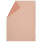 David Fussenegger Wohndecke Leinenmix Alba 'faux uni' 140 x 200 cm Terracotta