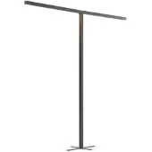Grau Team Cowork LED-Stehleuchte-Schwarz-mit Tunable White (2700K - 4000K)