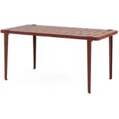 TIPTOE - Gartentisch MIDI Kollektion, 160 x 80 cm, brick red