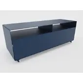 Müller möbelfabrikation R 109 Sideboard rollbar Transparentrollen Ozeanblau (RAL 5020)
