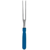 Schneider - Wurstgabel, blau, 245 x 16 mm, Klingenlänge: 95 mm, Griff (blau)