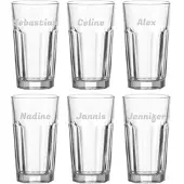 Luxentu Longdrinkglas ROCK XL 540 ml Name horizontal 6 Stück