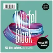 Format Style 608823000 Würfelblock - geleimt, weiß, ca. 700 Blatt
