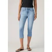 Levi's Caprijeans "311 SHAPING SKN CAPRI", Damen, Gr. 32, N-Gr, up and away, Denim/Jeans, Obermaterial: 80% Baumwolle, 19% Polyester, 1% Elasthan, Jeans Caprijeans