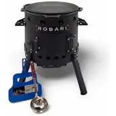 ROBARI Utschak Set mit Kasan 15 L mit Pfannendeckel und Zubehör