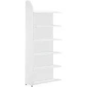 Kerkmann Büroregal Dante, Regalfeld, H 2250 x B 1000 mm, Rückwand, lichtgrau