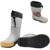 Maximo Gummistiefel Feuerwehr, mehrfarbig | grau, 23