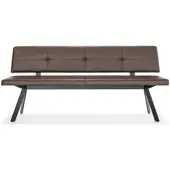 Girsberger Designer Sitzbank 200 cm mit Lehne opt. Leder