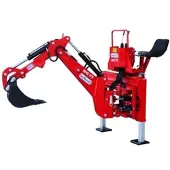 Geotech -Pro BHS 175 - Heckbagger für Traktor mit Seitenverschiebung