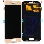 Samsung LCD-Kompletteinheit für Galaxy A3 2017 A320F, pink