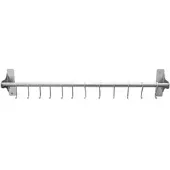 Weis Küchenleiste Hakenleiste aus Edelstahl 60 cm mit 12 Haken