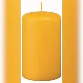 Kopschitz Kerzen Stumpenkerzen Goldgelb 130 x 70 mm, 4 Stück
