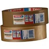 TESA 8x Klebeband tesapack 4124 TOP-PVC 38mm x 66m braun
