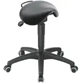 Mey chair Hocker »A4« mit Sattelsitz aus Kunstleder schwarz