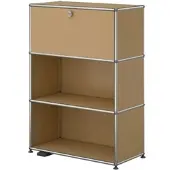 USM United Soft USM Haller E Regal Highboard mit Licht Beige