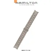 Hamilton - Khaki Navy Band-set Edelstahl H695.772.100 - silber
