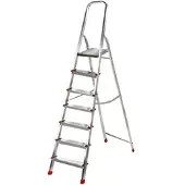 AgriEuro Premium Alu-Stehleiter Alice 7, 7 Stufen, 2,15 m