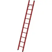 Proregal Sprossen-Anlegeleiter GFK ohne Traverse 10 Sprossen