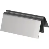 Gastronoble Olympia Menühalter | Edelstahl | breite Basis | A4 | 10 Halter
