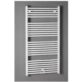Zehnder Design-Heizkörper Zeno Austausch, 1688x30x450 mm, schwarz, montagefertig mit Wandkonsolen