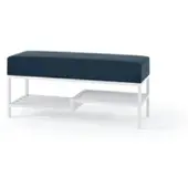 Möbel Kraft Polsterbank ¦ blau ¦ Maße (cm): B: 100 H: 45