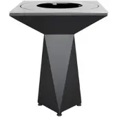 OutInFire Gartenfeuerstelle, Grill mit Wok-Loch und Stahlbeinen - G1 Basic Graphit