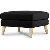 Konsimo Hocker Tagio ¦ schwarz ¦ Maße (cm): B: 80 H: 46