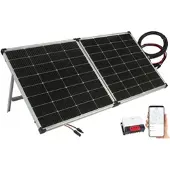 Revolt Solarstrom-Set: MPPT-Laderegler mit 240-Watt-Solarmodul, bis 20 A, App