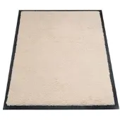 Miltex Schmutzfangmatte Eazycare Style, eckig, antistatisch, UV-beständig, waschbar, High-Twist-Nylon & Niltrilgummi, 850 x 1500 mm, hellelfenbein