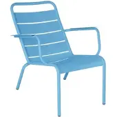Fermob Gartenstuhl Luxembourg Low Maya Blue