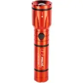 Holex LED-Taschenlampe mit Batterien, rot