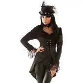 Buttinette Hochwertige Steampunk-Jacke für Damen