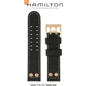 Hamilton - Khaki Navy Band-set Kunststoff-schwarz-22/22 H693.776.127 - schwarz