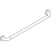 Hewi 477 Badetuchhalter 477.30.31098 800mm, signalweiß, Stahleinlage