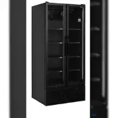 Tefcold Display-Kühlschrank in Schwarz FS890H BLACK 707l Schwarz RAL9005