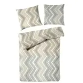 Möbel Kraft Bettwäsche-Set , braun , Maße (cm): B: 155 H: 1