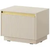 Möbel Kraft Nachtkommode ¦ beige ¦ Maße (cm): B: 53,6 H: 42