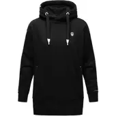 NAVAHOO Damen Kapuzensweatshirt Kuscheliger Hoodie mit Oversize Look Silberengelchen