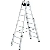 Proregal Sprossen-Stehleiter treppengängig 2x8 Sprossen