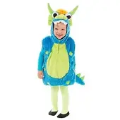 Buttinette Monsterweste für Kinder, türkis/grün