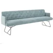KAWOLA ESSZIMMERBANK CHARME Hellblau Cord