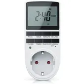 Bearware 1x Zeitschaltuhr LCD-Display / 3680W / 10 konfigurierbare Programme