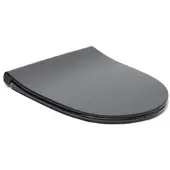 Vitra WC-Sitz Sento Duroplast Schwarz matt 120-483-009
