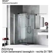 Kermi DITBR09318VAK Seitenwand Diga TBR 0930x