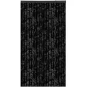 Arsvita Flauschvorhang 80x220 cm Unistreifen schwarz