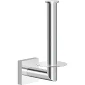 Evenes Reservepapierrollenhalter Elean, senkrecht, Messing verchromt - 93 136 37