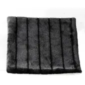 Autre Elegante Webpelz-Decke "Nerz" 200 x 150 cm, braun