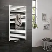 Hsk 8216123-A-08 Line Two Designheizkörper mit Antikorrosionsbeschichtung 600x1230mm Manhattan-Grau